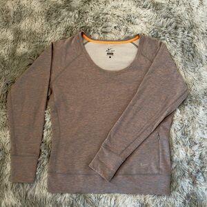 NIKE Dri-Fit wide neck sweatshirt size small